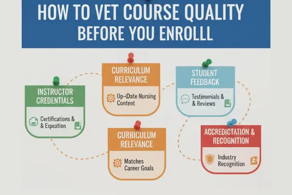 how to vet course quality